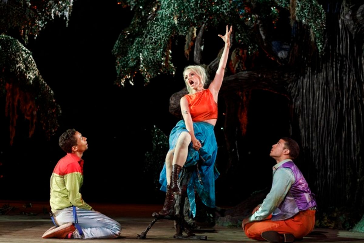 Kyle Beltran, Annaleigh Ashford, and Alex Hernandez at 