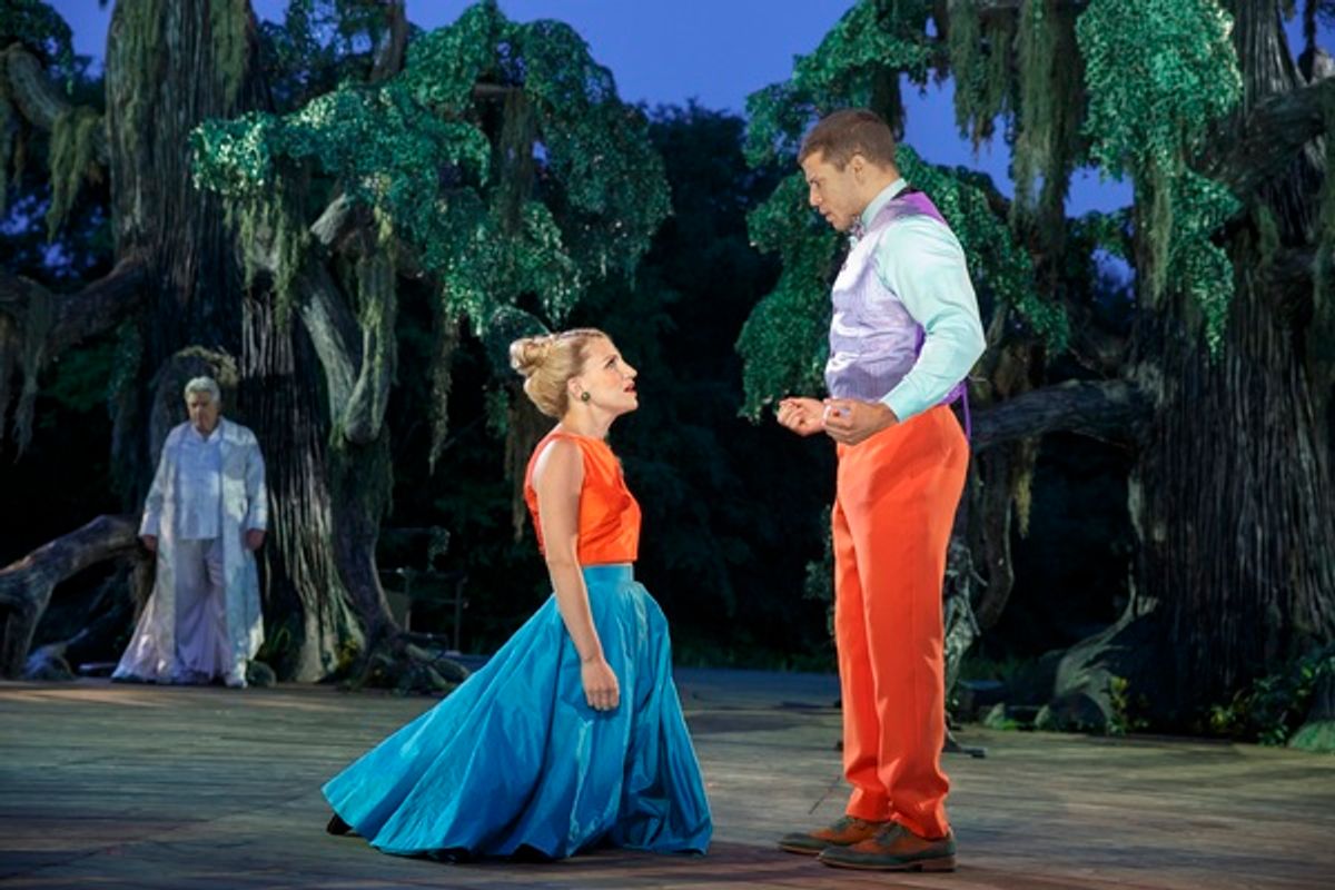 Richard Poe, Annaleigh Ashford, and Alex Hernandez at 