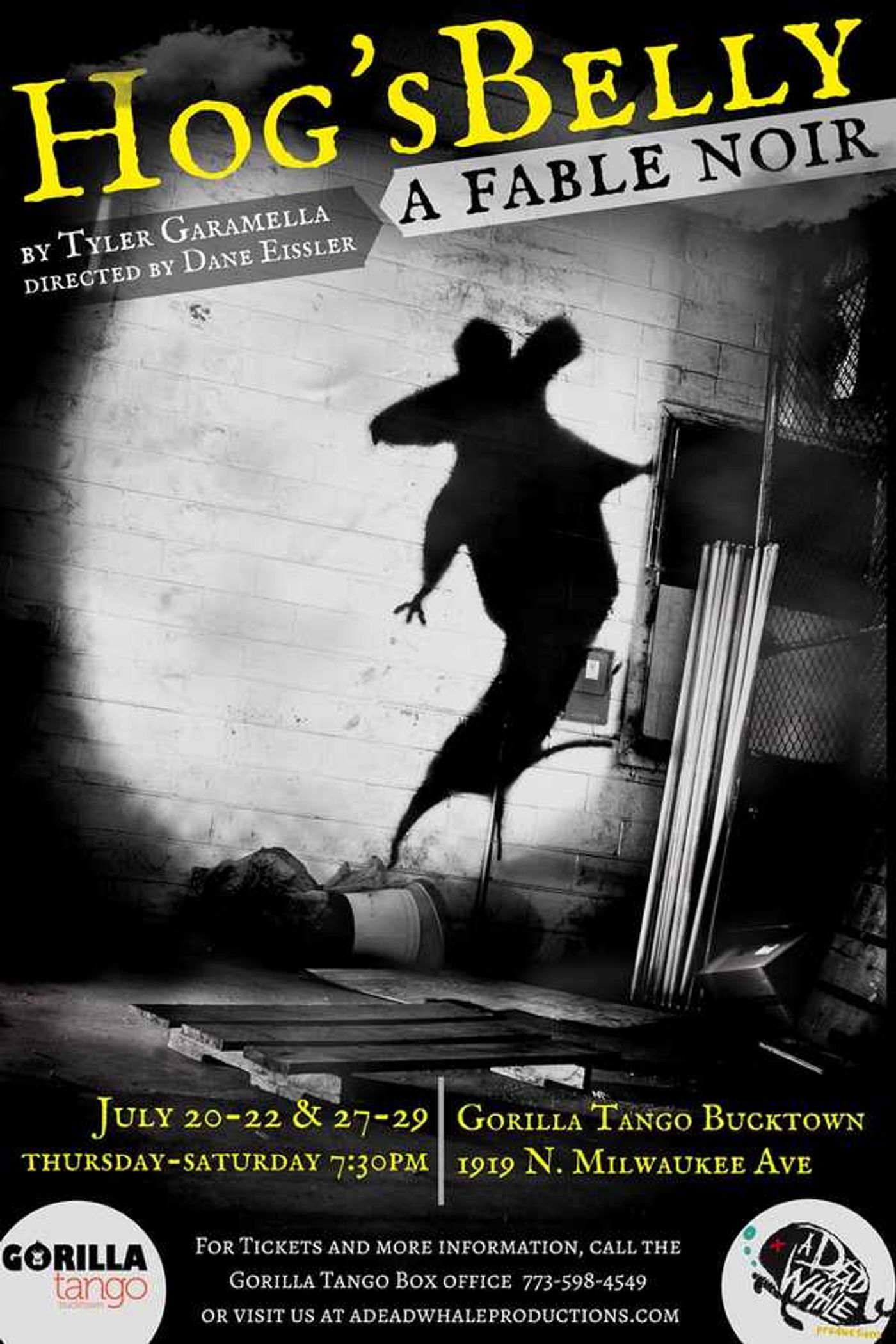 Photo Flash: HOG'SBELLY: A Fable Noir Grips Gorilla Tango  Image