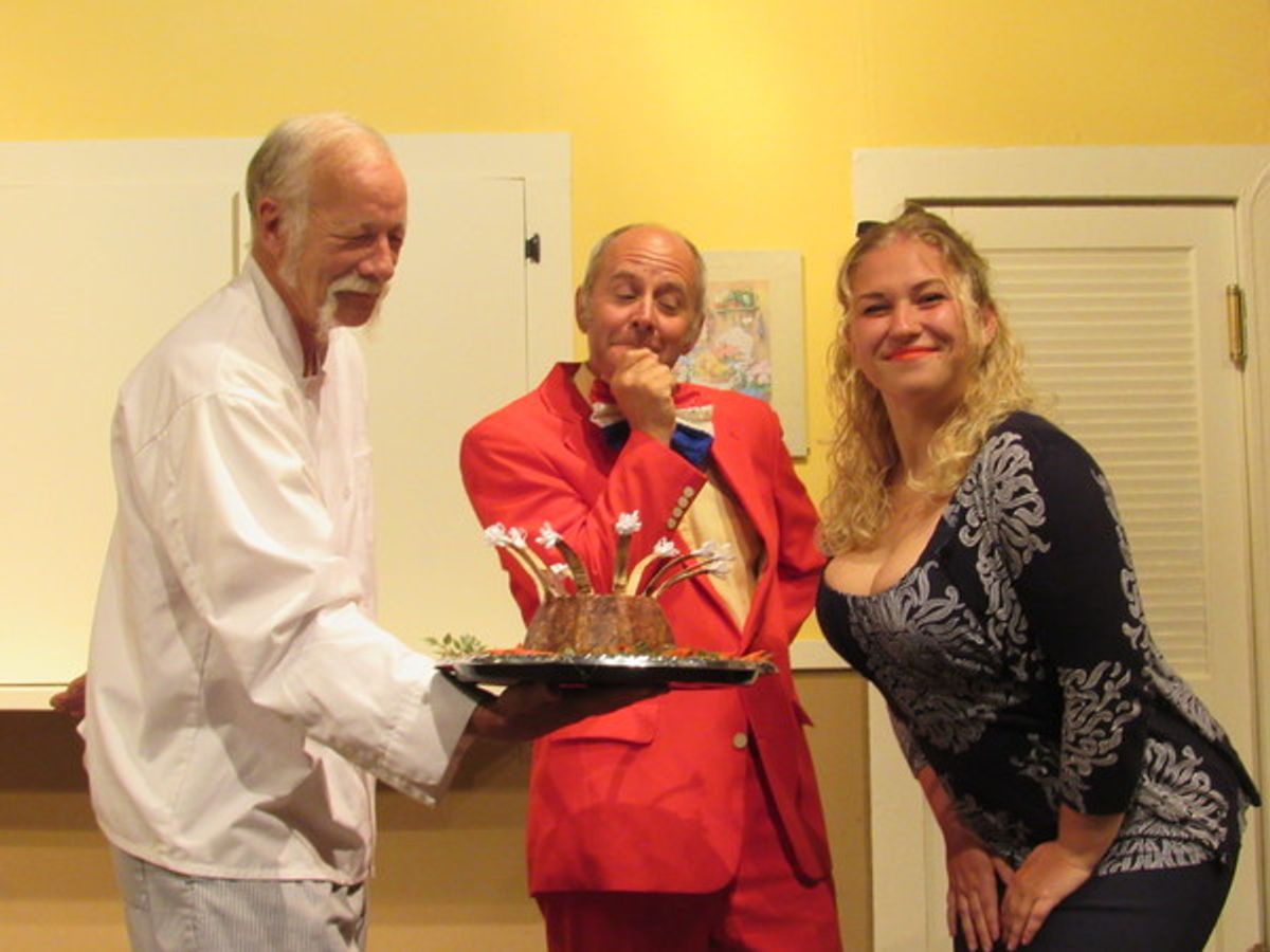 Malcolm Cameron, Keith Brayne, Erica Strickland
 at 