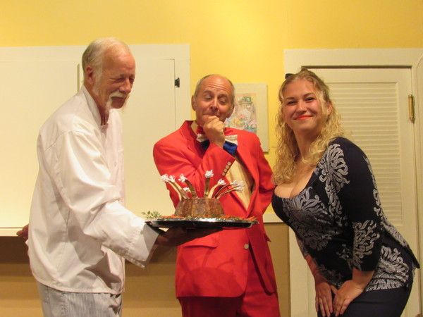 Malcolm Cameron, Keith Brayne, Erica Strickland
 Photo