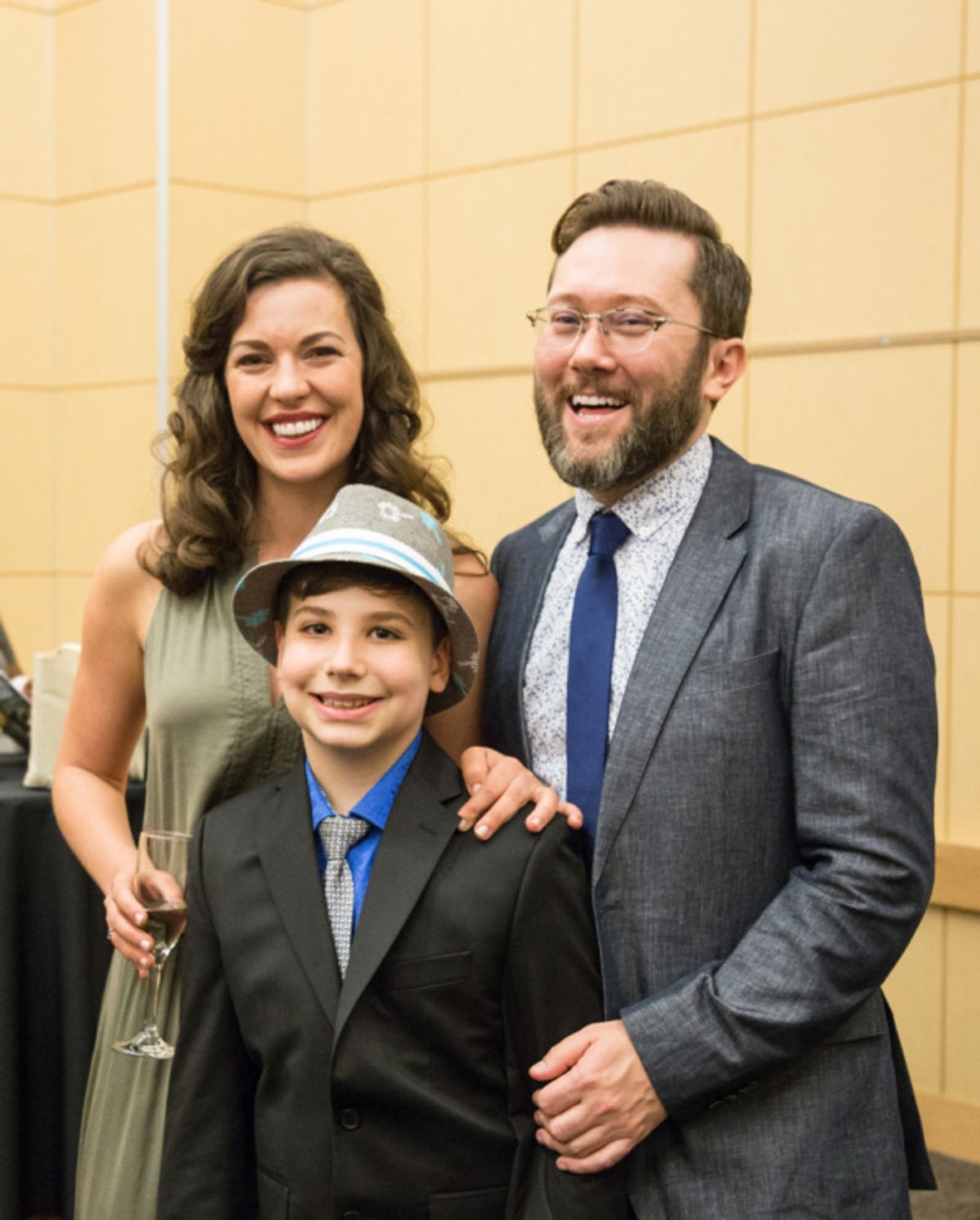 Amy Blackman, Stanley Bahorek, Joshua Turchin at 