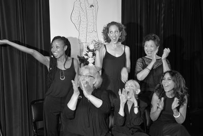 Sheria Irving, Alison Cimmet, Mia Katigbak, Jayne Houdyshell, Sondra Lee and Daphne R Photo