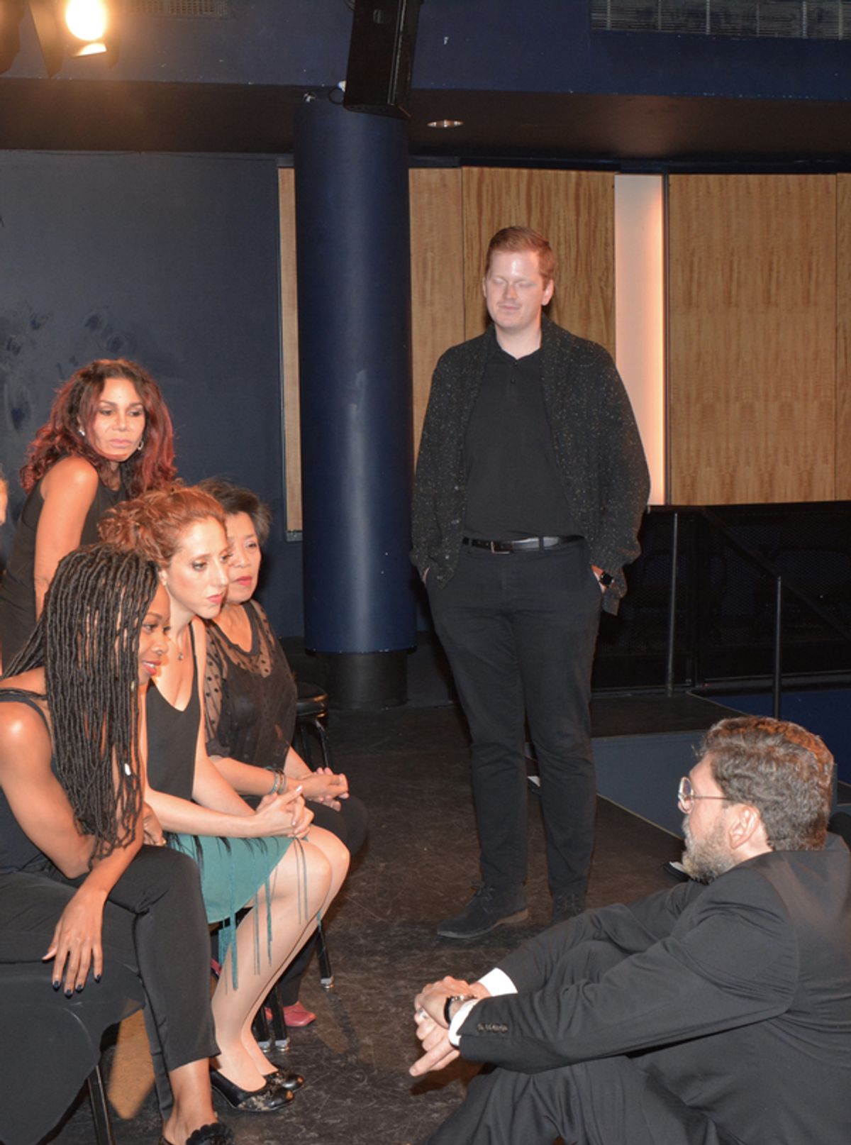 Sheria Irving, Alison Cimmet, Mia Katigbak, Daphne Rubin-Vega, Alec Ridgon and David Staller at 