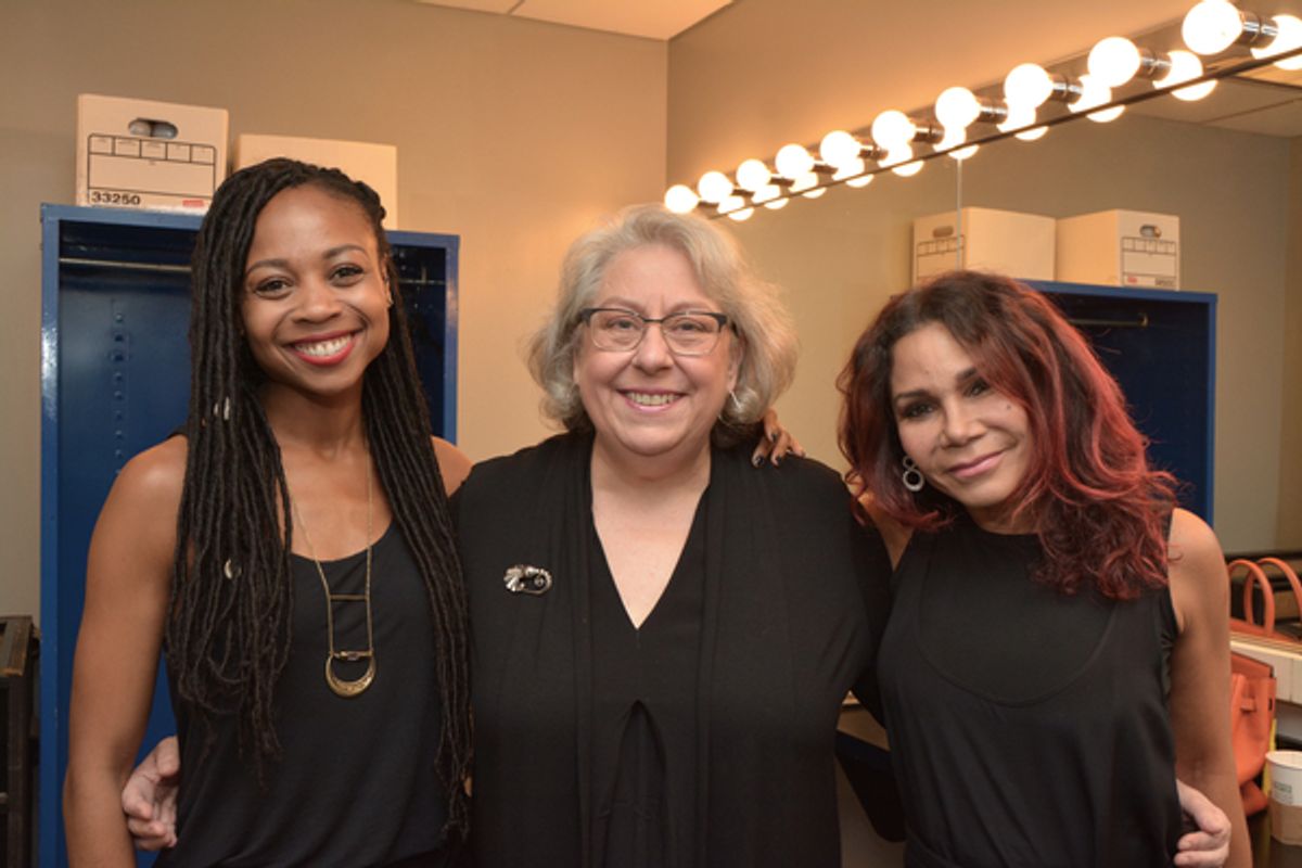 Sheria Irving , Jayne Houdyshell and Daphne Rubin-Vega at 