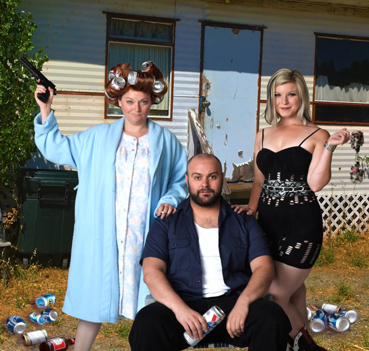 Cat Yates, Andrew Berlin, and Ellie Wyman at 