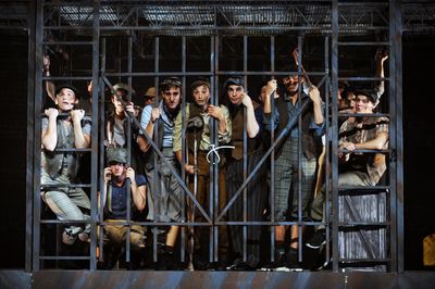 The cast of NEWSIES at Pittsburgh CLO Photo