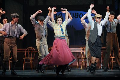 The cast of NEWSIES at Pittsburgh CLO Photo