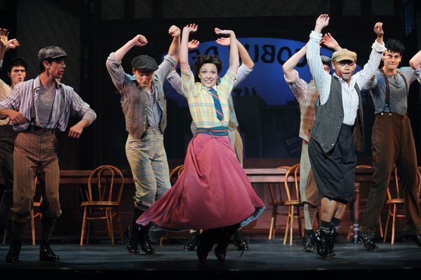 The cast of NEWSIES at Pittsburgh CLO Photo
