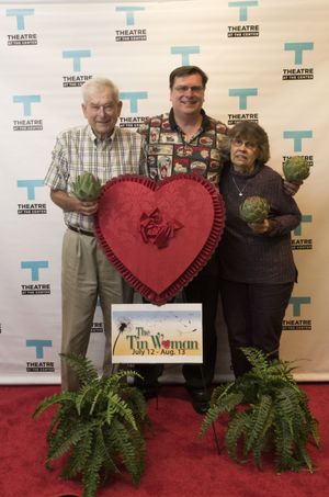 Opening Night Red Carpet for THE TIN WOMAN at Theatre at the Center with Phil Potempa (center) and special guests Chester and Peggy Potempa. @ BroadwayWorld Opening Night Red Carpet for THE TIN WOMAN at Theatre at the Center with Phil Potempa Photo