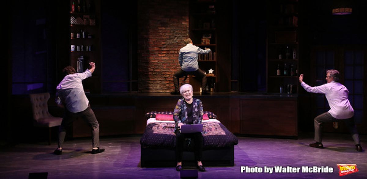 Nancy Opel with the cast at 