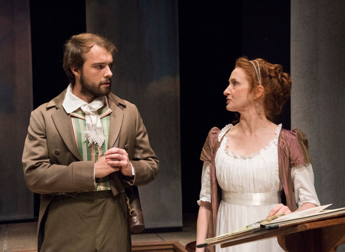 Sebastian LaPointe (Richard Noakes), Megan Byrne (Lady Croom) at 