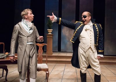 Jonathan Tindle (Ezra Chater), Steven Dykes (Captain Brice) Photo