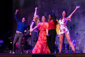 Andrew Leeds, Deborah Ann Woll, Shoshana Bean, Herizen Guardiola and Janina Gavankar Photo