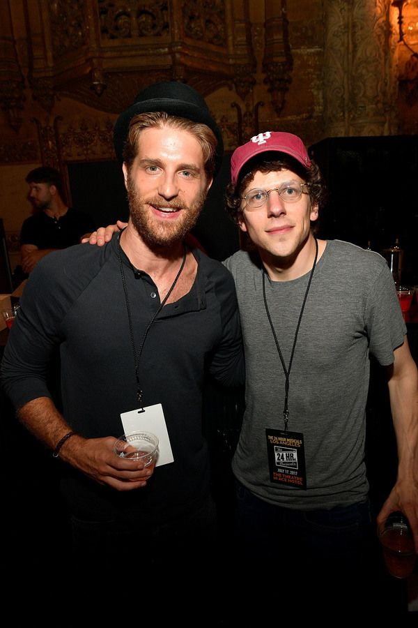 Jonah Platt and Jesse Eisenberg Photo