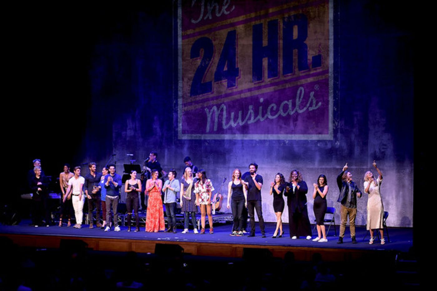 Photo Flash: Shoshana Bean, Jesse Eisenberg and More Light Up the Stage in First Ever 24 HOUR MUSICALS: LOS ANGELES  Image