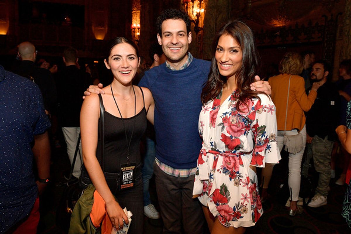 Isabelle Fuhrman, Andrew Leeds, and Janina Gavankar at 