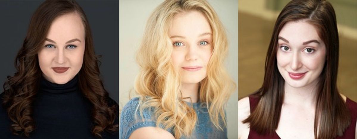 Josie Cole, Emily Beach and Amanda Martin at 