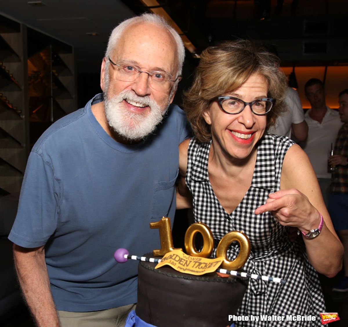 John Rubenstein and Jackie Hoffman at 