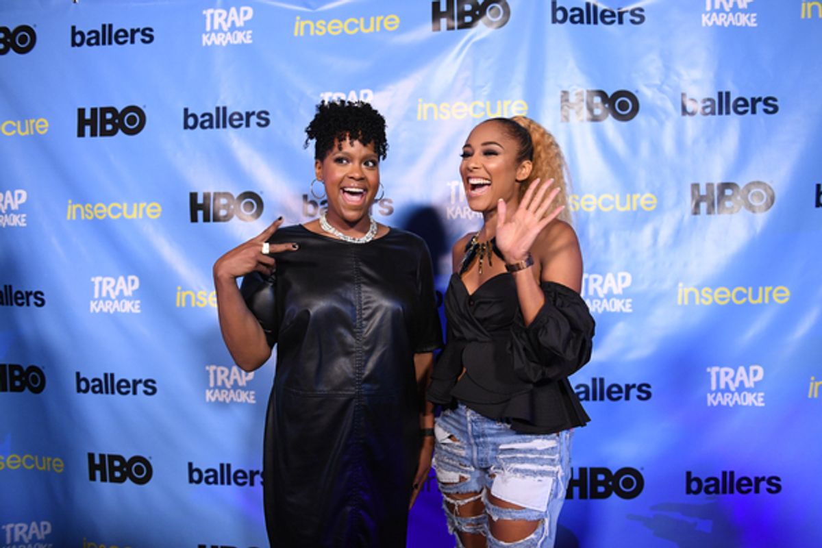 Natasha Rothwell and Amanda Seales at 