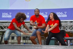 Cameron Amandus, Aaron Michael Ray and Nicole Vanessa Ortiz @ BroadwayWorld Cameron Amandus, Aaron Michael Ray and Nicole Vanessa Ortiz Photo