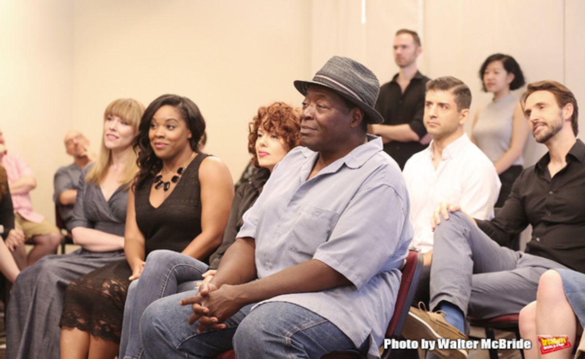 Chuck Cooper and cast at 