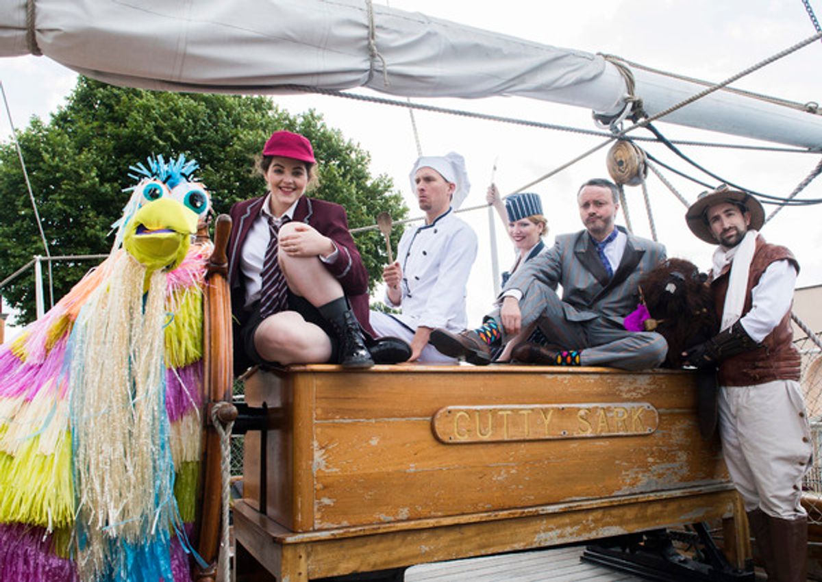 Jordan Lee-Harris (The Boy), Will Bryant (The Baker), Polly Smith (The Butcher), Simon Turner (the Banker) & Ben Galpin (The Bellman) at 