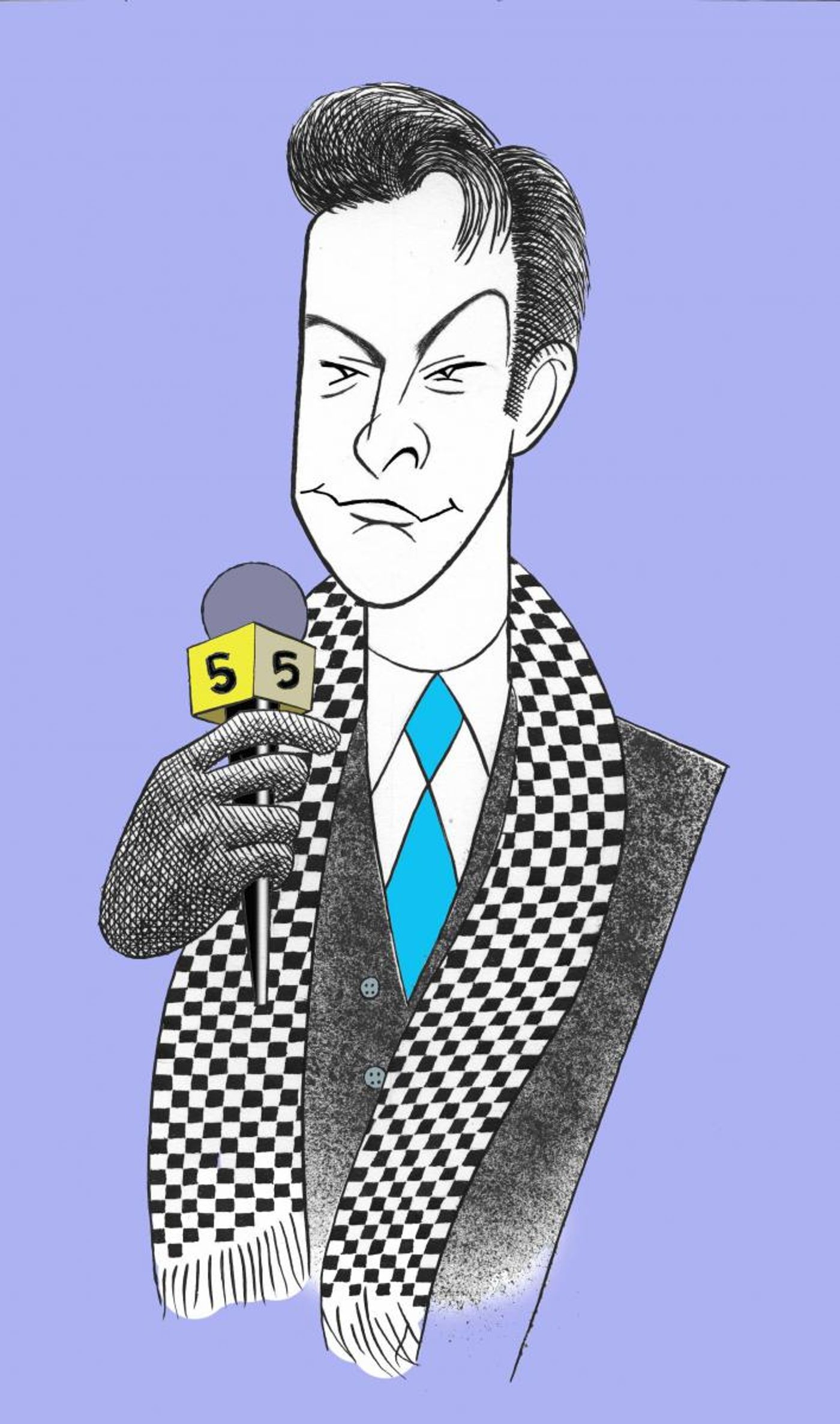 BWW Exclusive: Ken Fallin Draws the Stage - Andy Karl in GROUNDHOG DAY Image