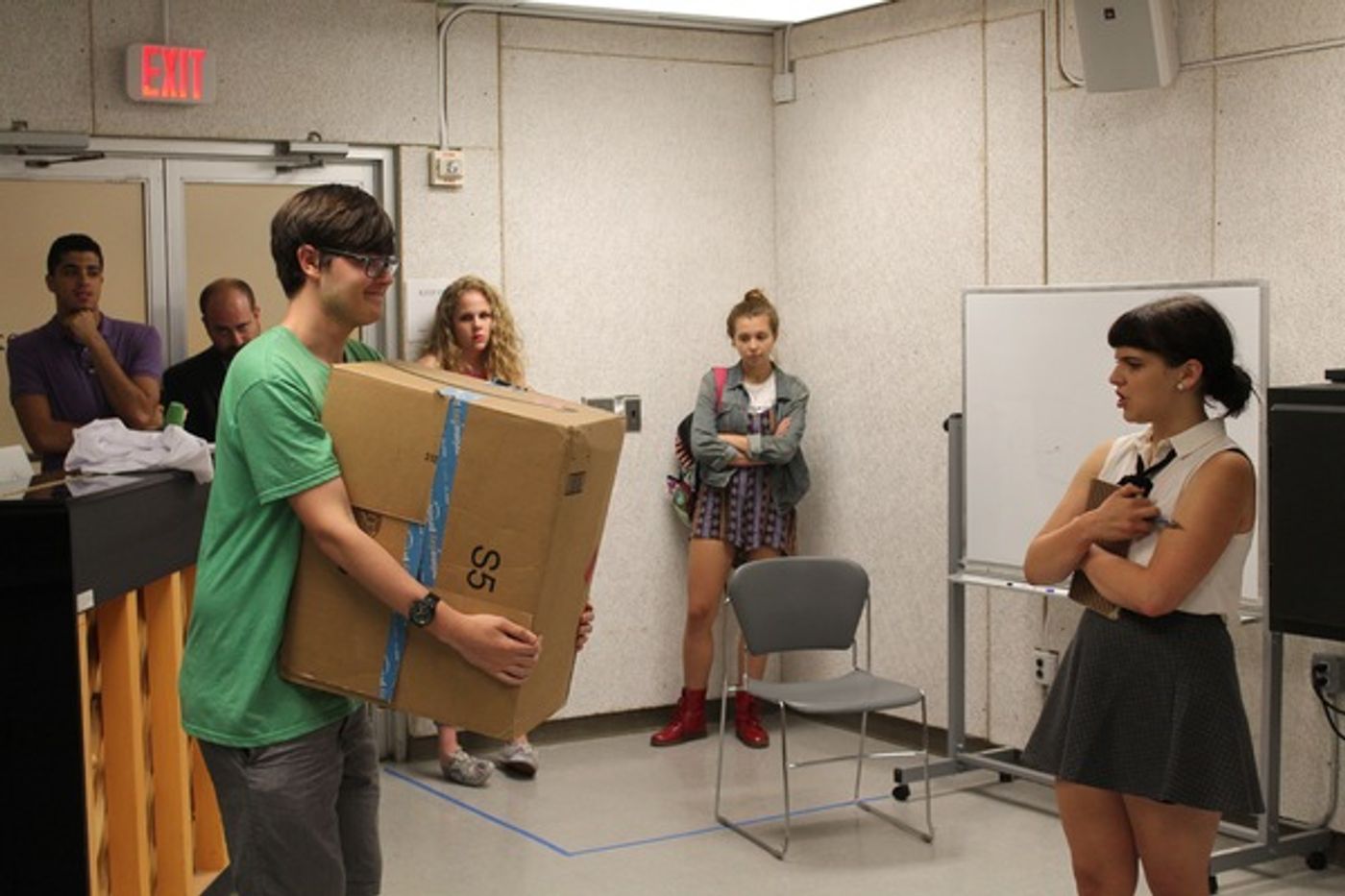 Photo Flash: Inside Rehearsal for SCIENCE FAIR at Theater Row  Image