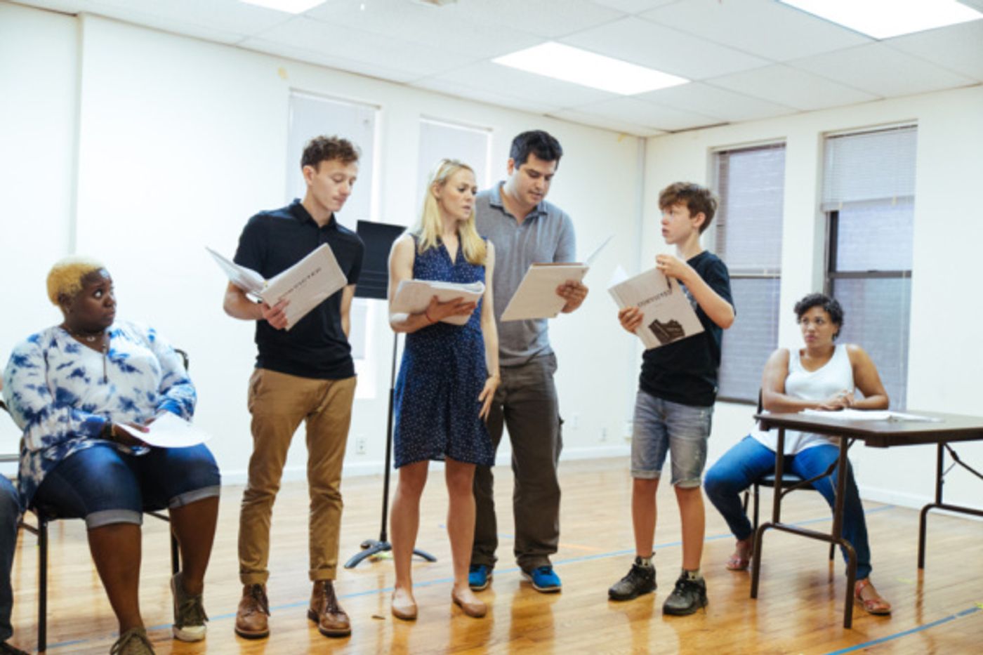 Photo Flash: First Look at Riley Thomas' CONVICTED in Rehearsals  Image