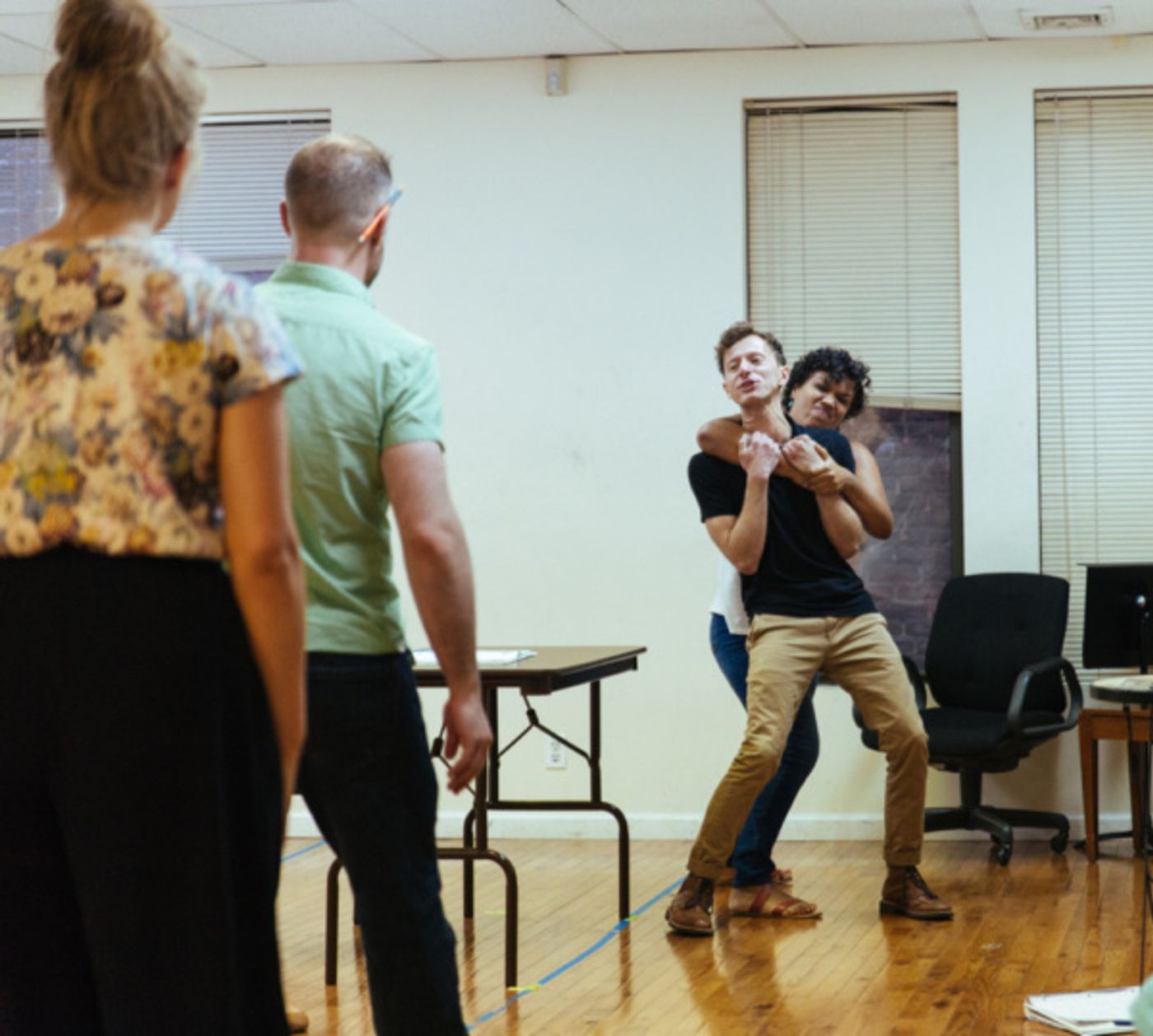 Photo Flash: First Look at Riley Thomas' CONVICTED in Rehearsals  Image
