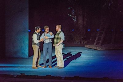 Paolo Montalban, Justin Guarini, and David Abeles Photo