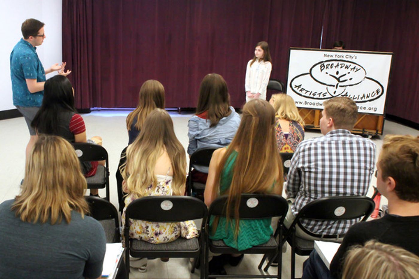 Photo Flash: Will Roland Inspires and Mentors the Students of Broadway Artists Alliance  Image