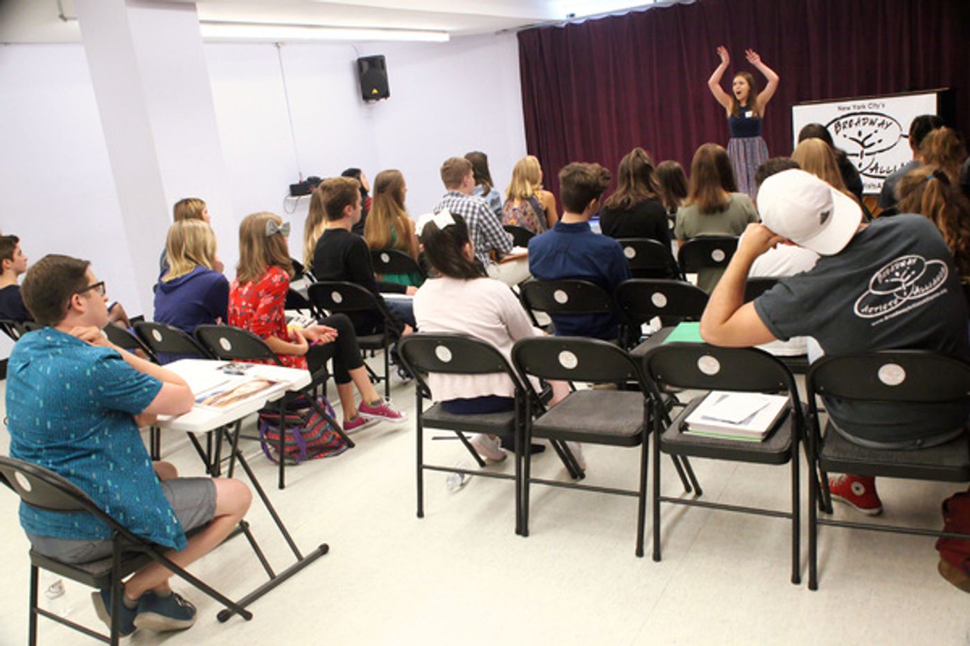 Photo Flash: Will Roland Inspires and Mentors the Students of Broadway Artists Alliance  Image