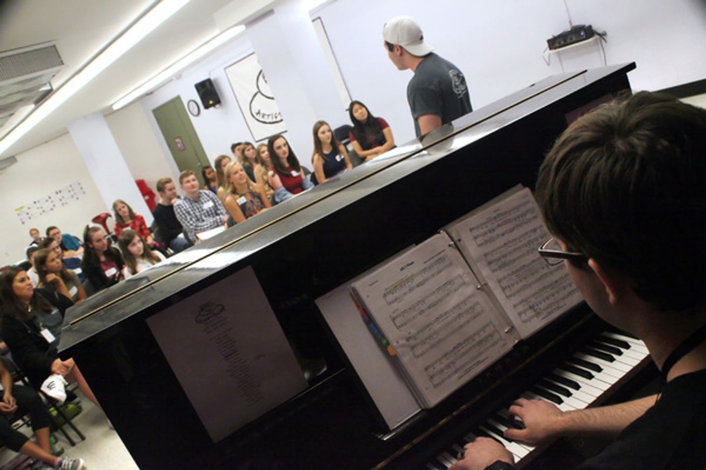 Photo Flash: Will Roland Inspires and Mentors the Students of Broadway Artists Alliance  Image