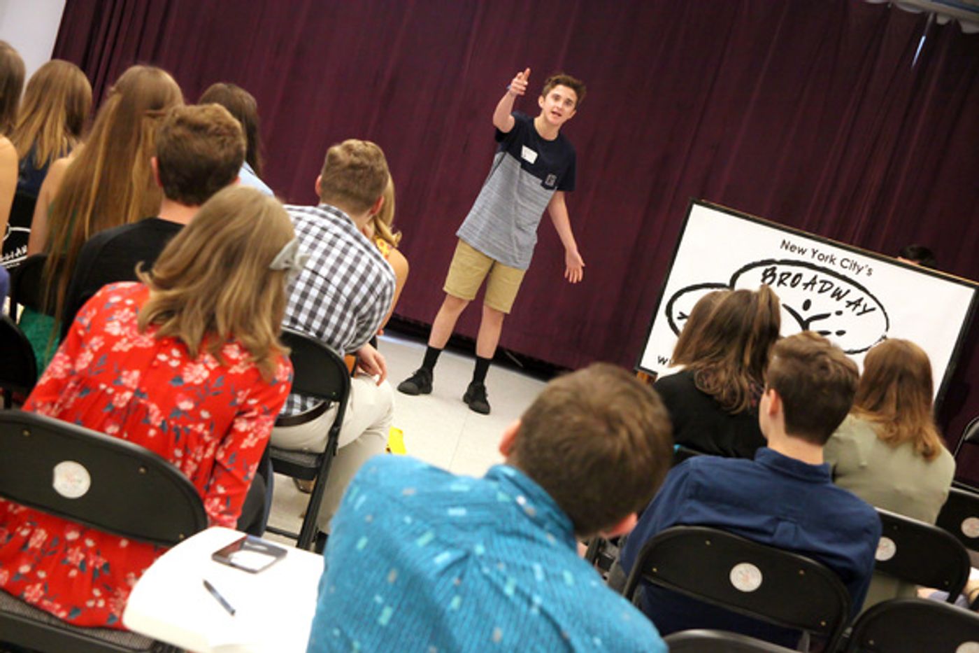 Photo Flash: Will Roland Inspires and Mentors the Students of Broadway Artists Alliance  Image
