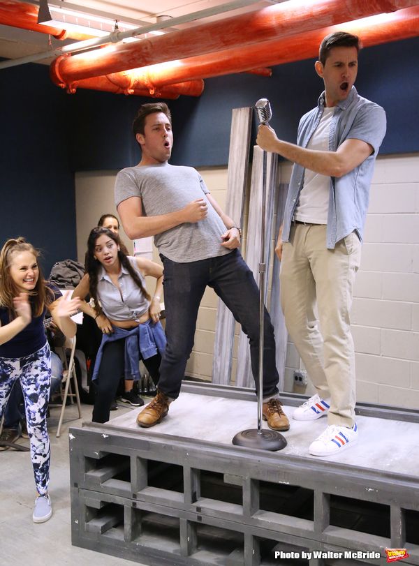 Josh Tolle and Jordan Bondurant with cast Photo