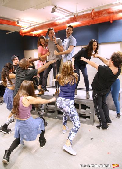 Josh Tolle and Jordan Bondurant with cast  Photo