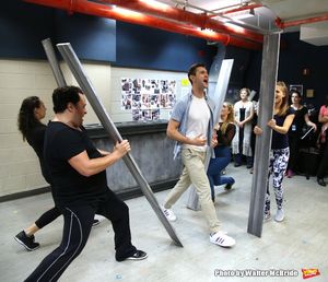 Jordan Bondurant with cast @ BroadwayWorld Jordan Bondurant with cast Photo