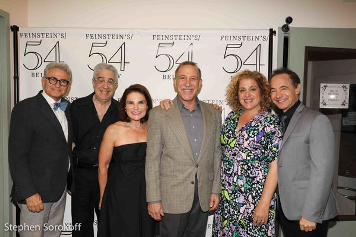 Paul Kreppel, David Evans, Tovah Feldshuh, Stephen Berger, Mary Testa, Jason Graae at 