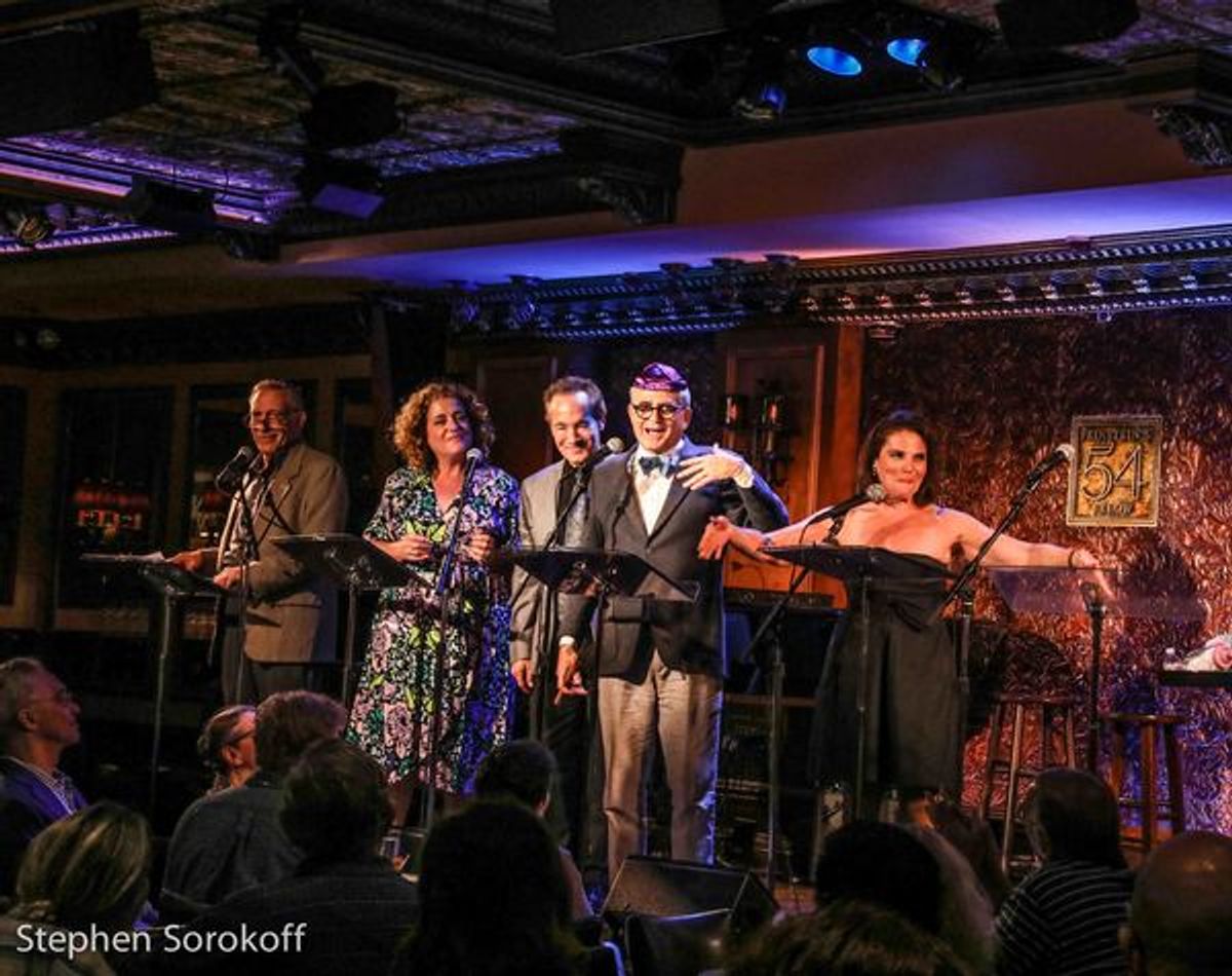 Stephen Berger, Mary Testa, Jason Graae, Paul Kreppel, Tovah Feldshuh at 