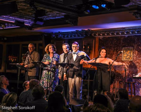 Stephen Berger, Mary Testa, Jason Graae, Paul Kreppel, Tovah Feldshuh Photo