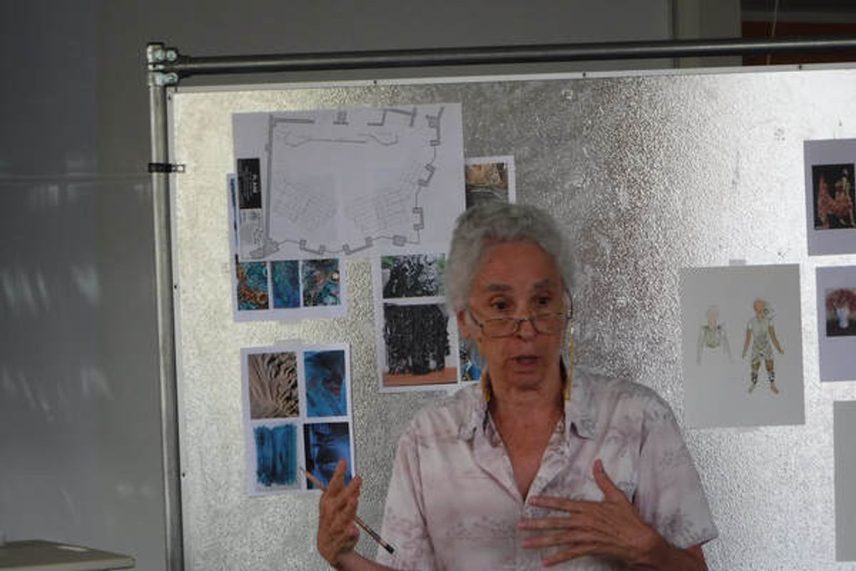 Barbara Craig at In Rehearsal for Alley Cat Theater's PLANK