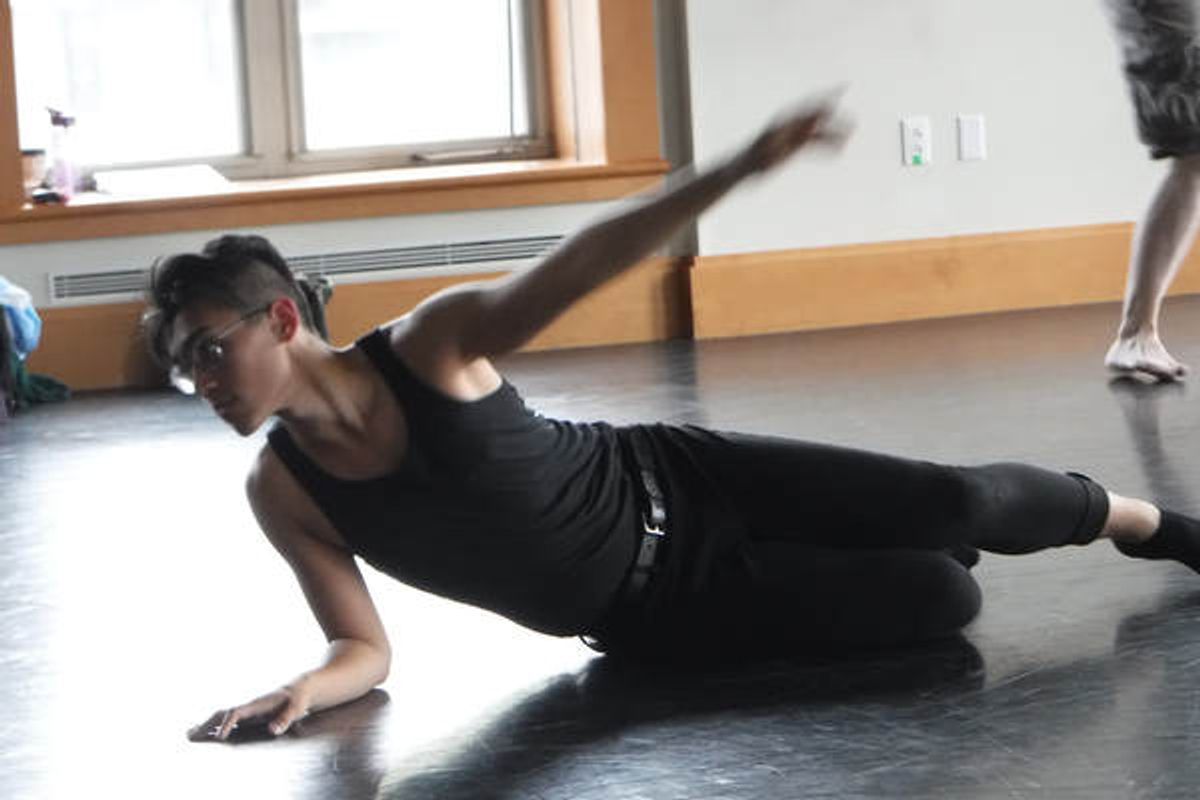 Adam Lokken at In Rehearsal for Alley Cat Theater's PLANK