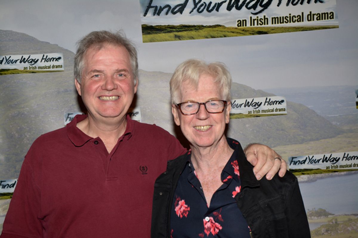 Ciaran O'Reilly and Larry Kirwan at 