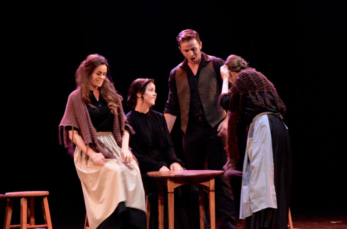 Sarah Gannon, Grace Collender, Kevin Fagan and Alex Sharpe at 