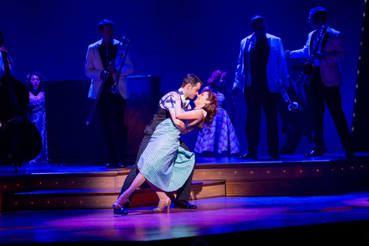 Corey Cott, Laura Osnes at 