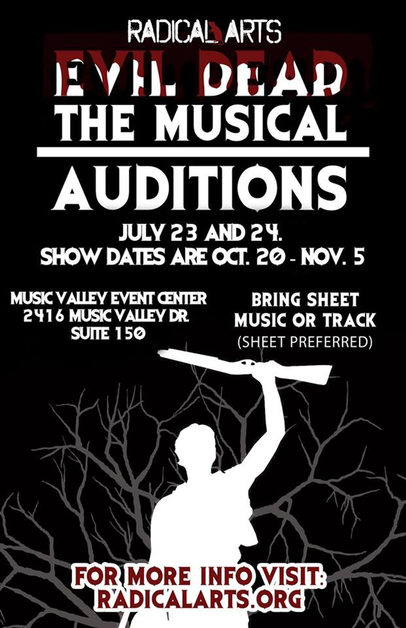 Upcoming Theater Auditions in the Nashville Area 7/27/17  Image