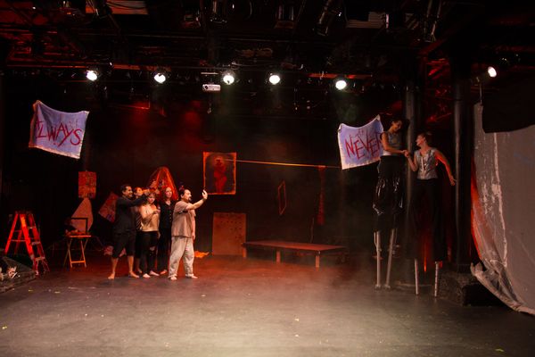 Ensemble with Mariah Freda and Brianna Kalisch as Artificial Intelligence in The Robo Photo