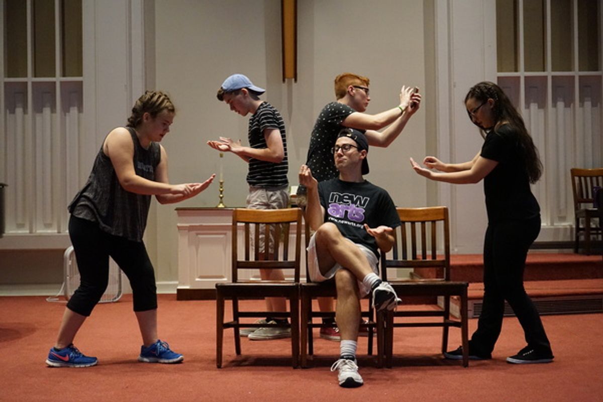 Maddy Oldham, Jason Winter, Christian Winter, Joey Devellis, and Marina Kolitsas  at 